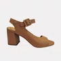 Sandália Feminina Bottero Couro Lateral Mocha