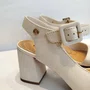 Sandália Feminina Bottero Couro Lateral Off White