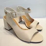 Sandália Feminina Bottero Couro Lateral Off White
