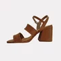 Sandalia Feminina Debora Cholet Tiras Camel