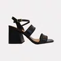 Sandália Feminina Debora Cholet Tiras Preto