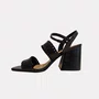 Sandália Feminina Debora Cholet Tiras Preto