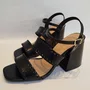 Sandália Feminina Debora Cholet Tiras Preto