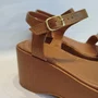 Sandália Feminina Lizi e Lizi Camel