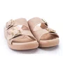 Sandália Feminina Soflit Knit Fivelas Duplas Sand