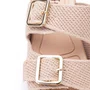 Sandália Feminina Soflit Knit Fivelas Duplas Sand