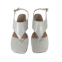 Sandália Feminina Solis Brasil Salto Baixo Off White