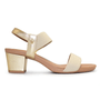 Sandália Feminina Usaflex Elástico Dourado