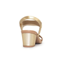 Sandália Feminina Usaflex Elástico Dourado