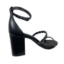 Sandália Feminina Via Marte Strass Preto