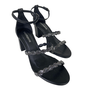 Sandália Feminina Via Marte Strass Preto