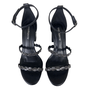 Sandália Feminina Via Marte Strass Preto