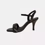Sandália Feminina Via Marte Strass Preto