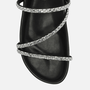 Sandália Papete Feminina Arezzo Strass Preto