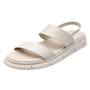Sandália Papete Feminina Moleca Branco Off