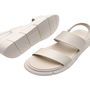 Sandália Papete Feminina Moleca Branco Off