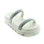 Sandália Papete Feminina Vizzano Off White