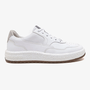 Sapatenis Masculino Democrata Denim Drake Pulse Couro Branco
