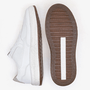 Sapatenis Masculino Democrata Denim Drake Pulse Couro Branco