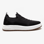 Sapatenis Masculino Democrata Knit Drake Pulse Preto Branco