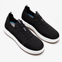 Sapatenis Masculino Democrata Knit Drake Pulse Preto Branco
