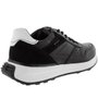 Sapatênis Masculino Pegada Couro Preto