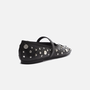 Sapatilha Feminina Arezzo Couro Tachas Preto