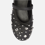 Sapatilha Feminina Arezzo Couro Tachas Preto