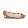Sapatilha Feminina Piccadilly Bege e Mascavo