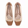 Sapatilha Feminina Piccadilly Bege e Mascavo