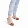 Sapatilha Feminina Piccadilly Bege e Mascavo