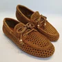 Sapato Feminino Arezzo Camurça Vazado Caramelo