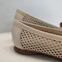 Sapato Feminino Bottero Vazado Couro Off White