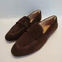 Sapato Feminino Loafer Lizi e Lizi Camurça Brown