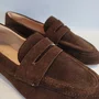 Sapato Feminino Loafer Lizi e Lizi Camurça Brown
