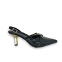 Sapato Feminino Offline Chanel Preto/Dourado