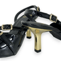 Sapato Feminino Offline Chanel Preto/Dourado