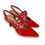 Sapato Feminino Offline Chanel Vermelho