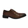 Sapato Masculino Ferracini Conhaque e Preto