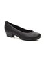 Sapato Modare Conforto Feminino Salto Baixo Preto