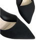Sapato Scarpin Feminino Bebecê Salto Bloco Detalhe Strass Preto