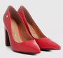 Sapato Vizzano Salto Alto Scarpin Feminino Vermelho