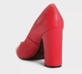 Sapato Vizzano Salto Alto Scarpin Feminino Vermelho