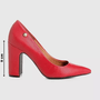 Sapato Vizzano Salto Alto Scarpin Feminino Vermelho