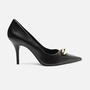 Scarpin Feminino Arezzo Couro Silvia Braz Preto
