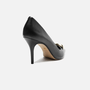 Scarpin Feminino Arezzo Couro Silvia Braz Preto