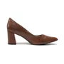 Scarpin Feminino Piccadilly Textura Marrom