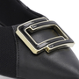 Scarpin Feminino Usaflex Couro Preto