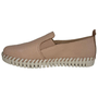Slip On Bottero Couro Nude Brow Sugar