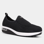 Slip On Modare Elástico Bolha Feminino Preto